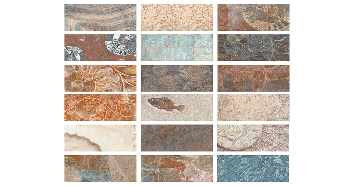 化石 Fossil Mix Havuz Karosu | Zamansız Doğal Estetik | Serapool