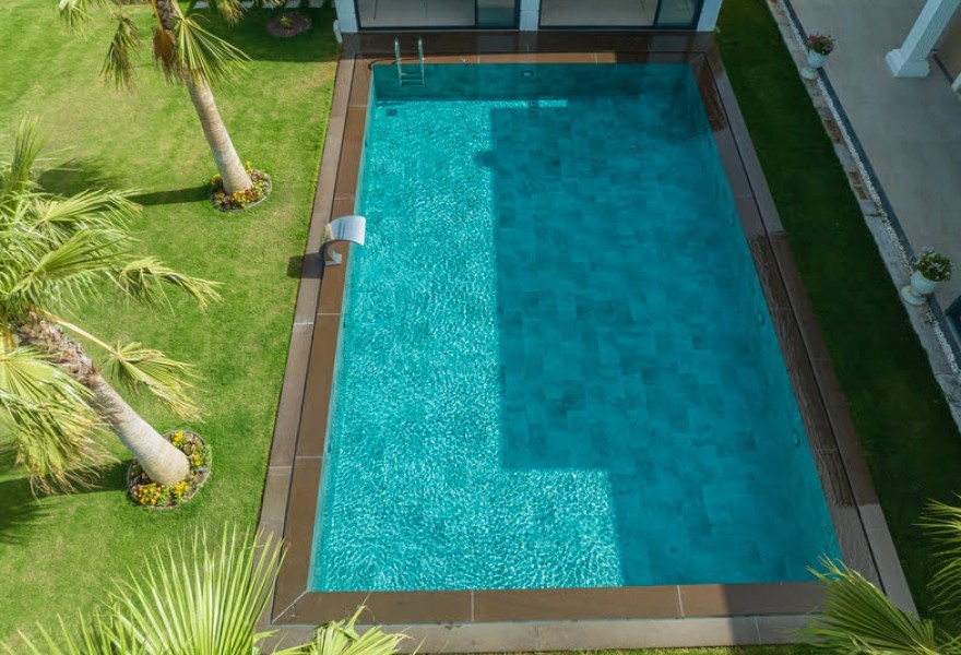 Izmir Urla Villa Pool Project Antique Grey