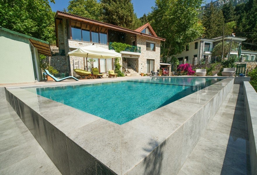 Mugla Antique Grey Pool Project