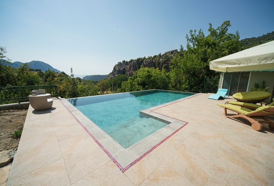 Mugla Antique Grey Pool Project