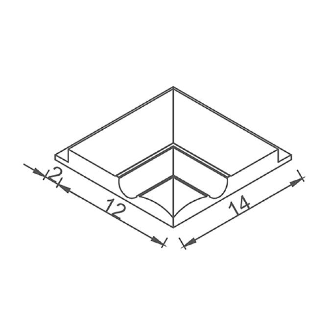 Petit Carre Profiled Coping