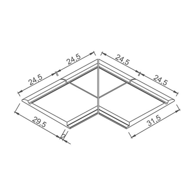 Petit Carre Profiled Coping