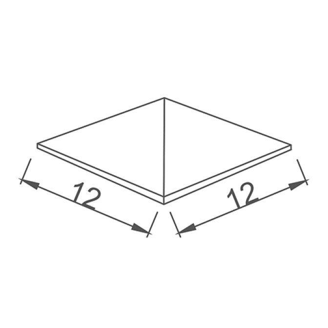 Universal vollverglast Anti-Rutsch (Anthrazit)