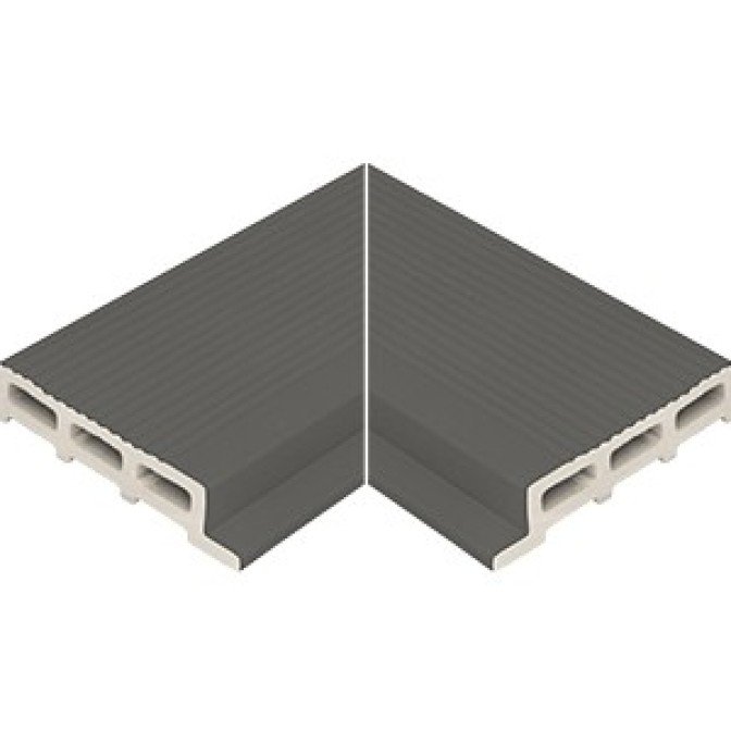 Universal Profiled Antislip Tile - Anthracite