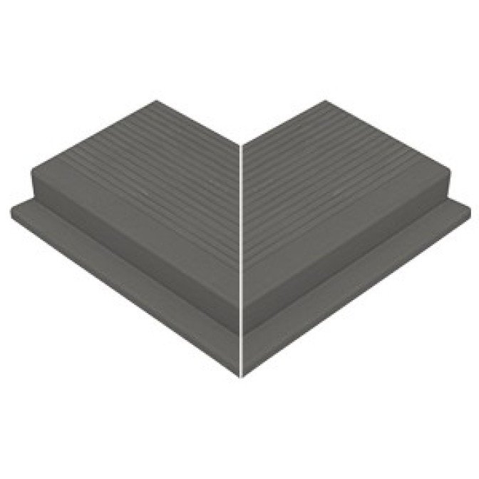 Universal Profiled Antislip Tile - Anthracite