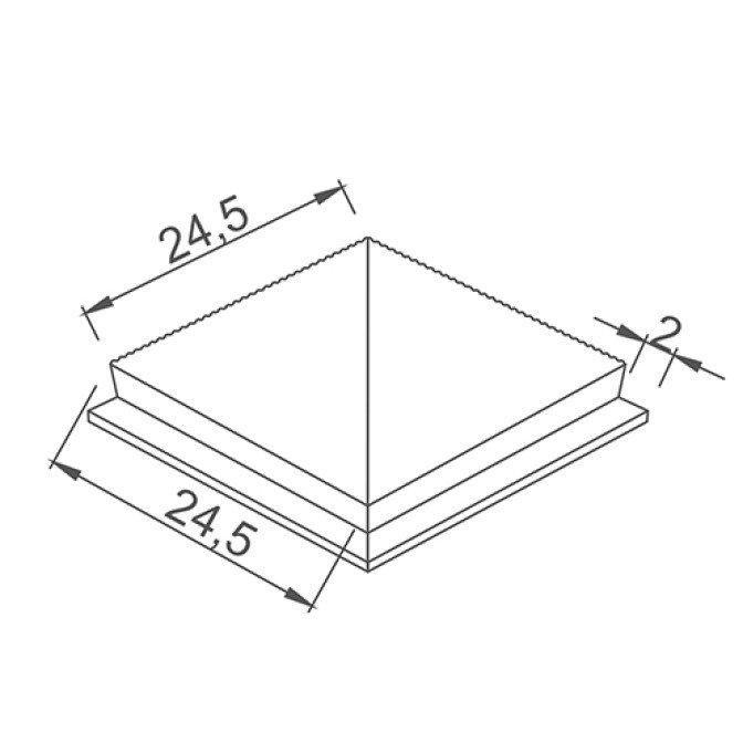 Universal Profiled Antislip Tile - Unglazed