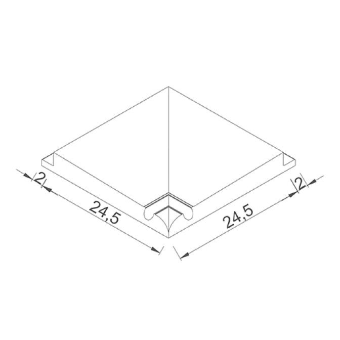 Novita Profiled Coping - Cobalt