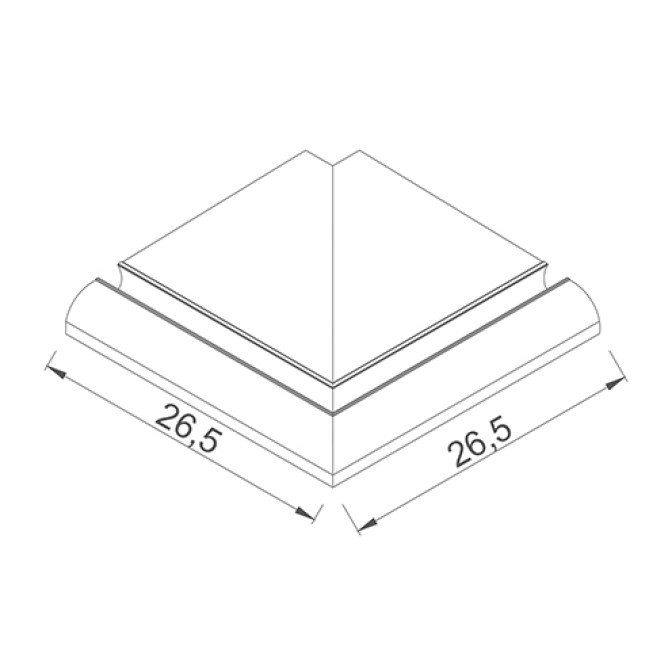 Novita Profiled Coping - Cobalt