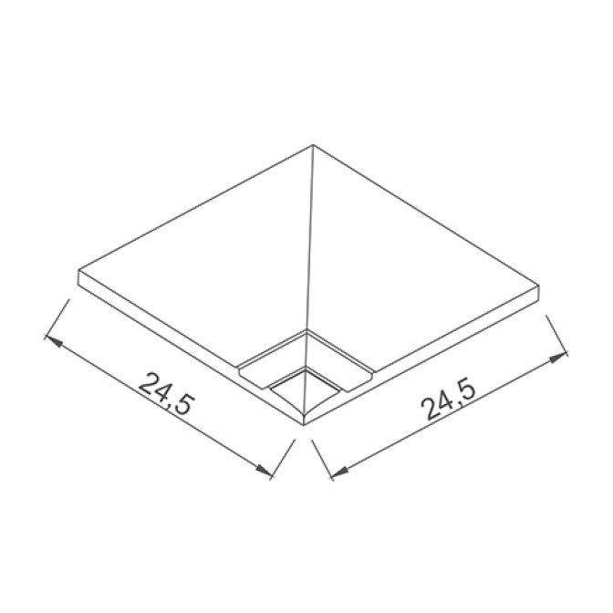 Apache Coping - Cobalt - 25x50 Cm