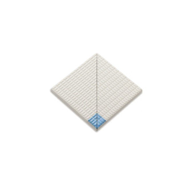 Petit Carre Bevelled Side Step Antislip Tile Semi Glazed - Light Blue