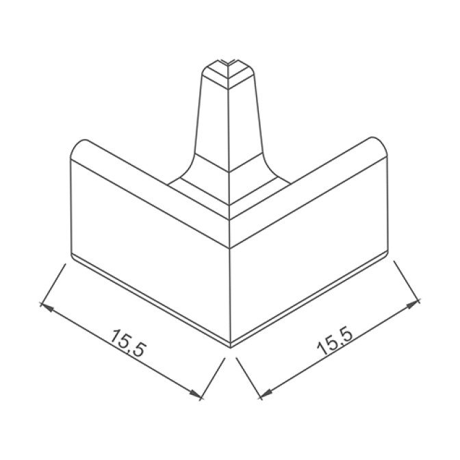 Internal Overflow Channels - 1 - White