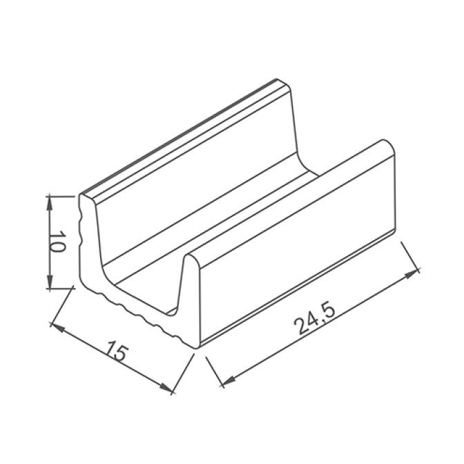 Internal Overflow Channels - 1 - White