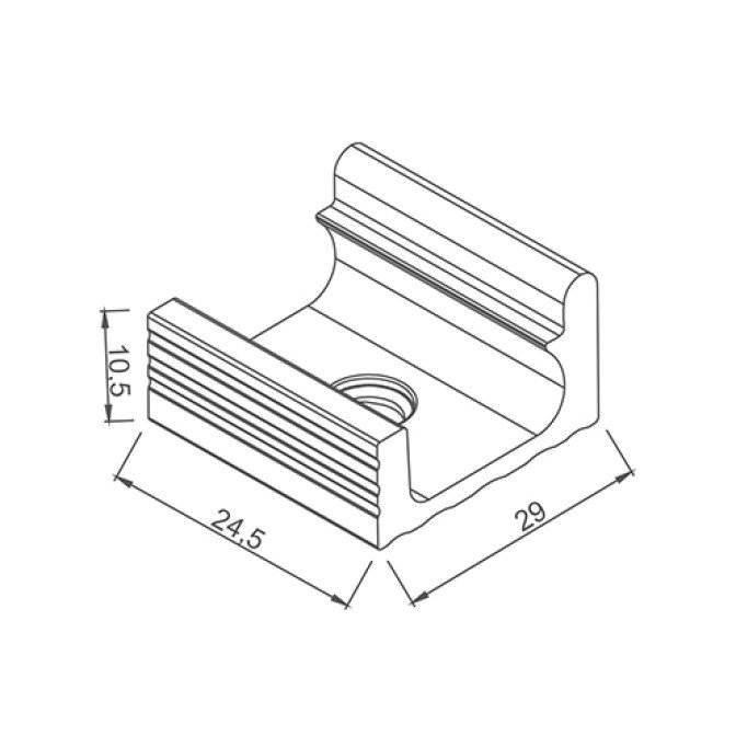 Top Overflow Channels With Coping - 3 - White