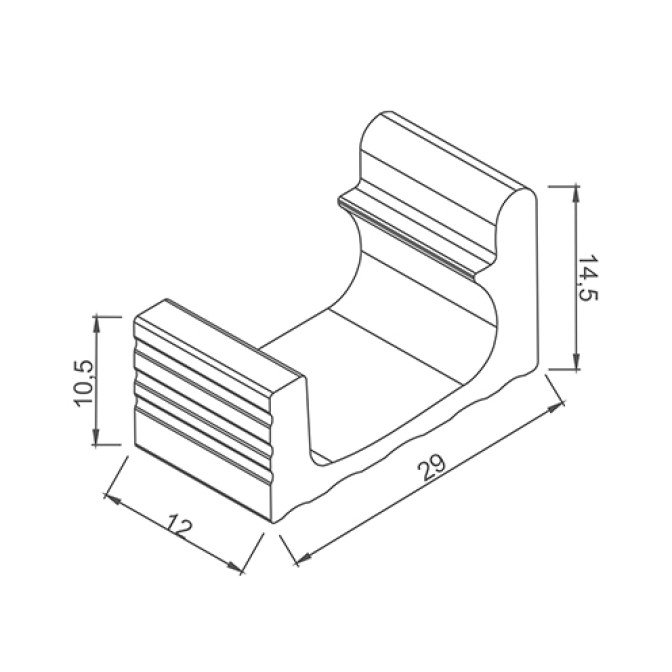 Top Overflow Channels With Coping - 3 - Cobalt