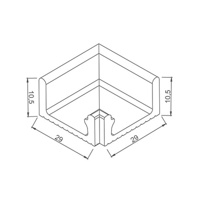 Top Overflow Channels With Coping - 3 - Cobalt