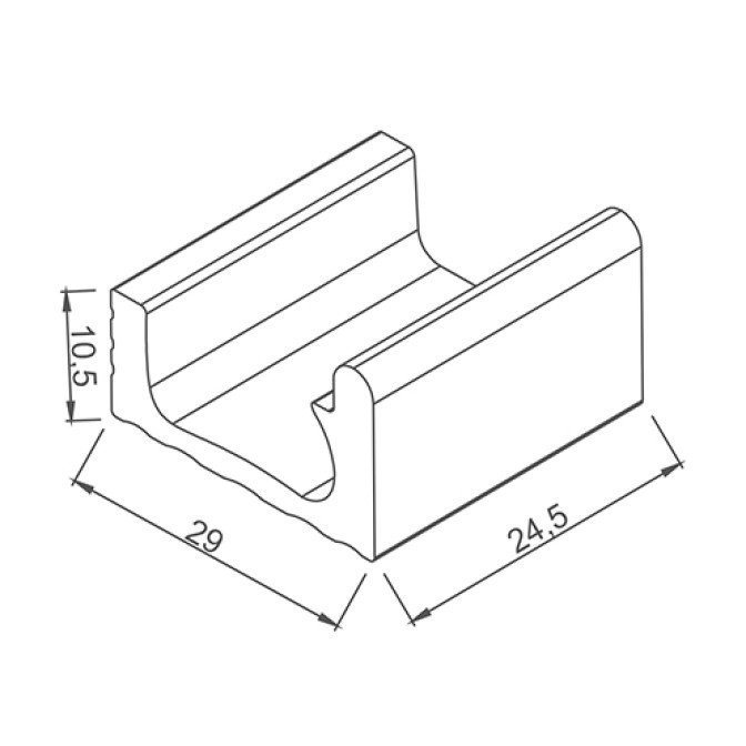 Top Overflow Channels With Coping - 3 - Cobalt