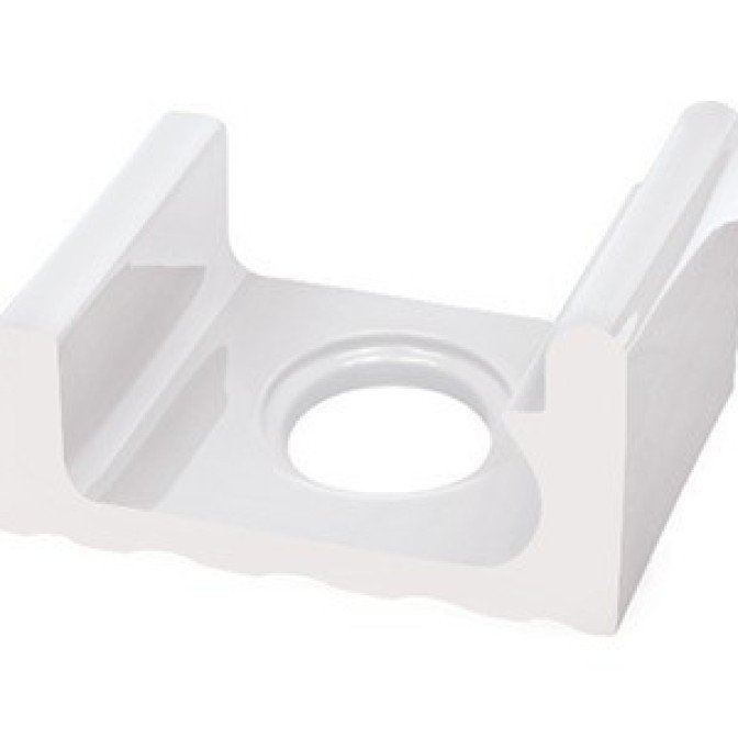 Top Overflow Channels With Coping - 3 - White