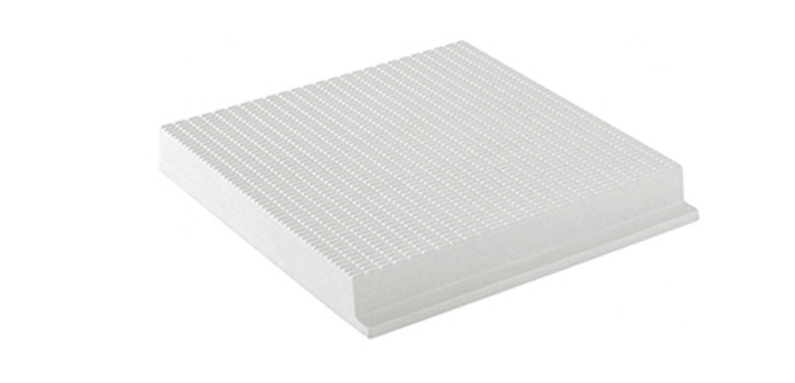 Petit Carre Profiled Antislip Tile Unglazed