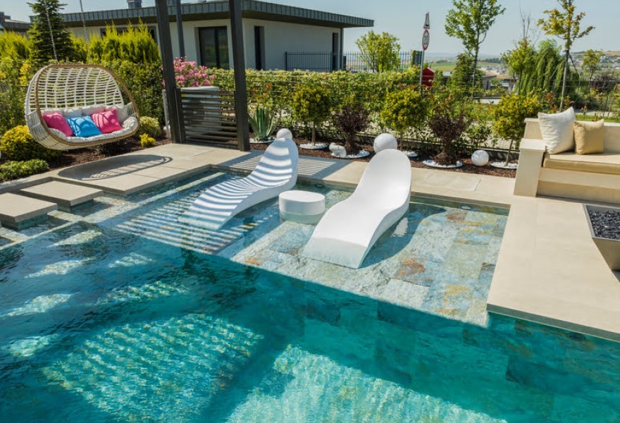 Estambul Mesa Nurol Yeşilyaka Villa Proyecto Piscina